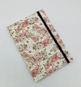 Carnet élastique rose